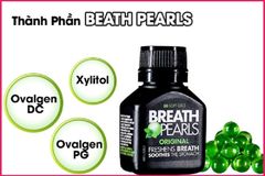 Viên uống thơm miệng Breath Pearls Original Freshens Breath Soothes The Stomach (50 viên)