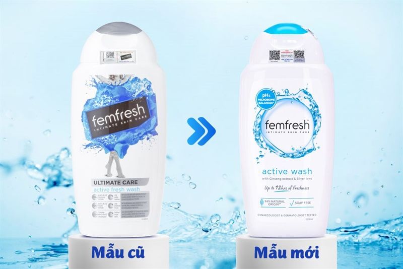 Dung dịch vệ sinh phụ nữ Femfresh Untimate Care Active Fresh Wash 250ml