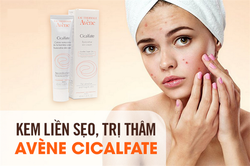 Kem liền sẹo làm mờ vết thâm Avene Cicalfate Creme Reparatrice