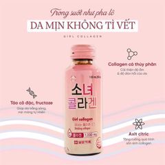 Nước uống Girl Collagen Hộp 10 chai (100ml/chai)