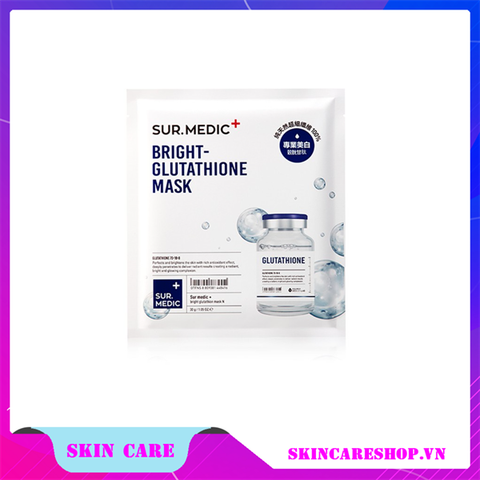 Mặt Nạ Làm Sáng Da Sur.Medic+ Bright Glutathione Mask 30g