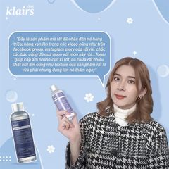 Nước hoa hồng Dear Klairs Supple Preparation Facial Toner 180ml