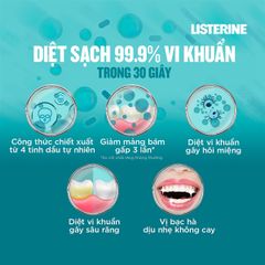 Nước Súc Miệng Listerine Cool Mint Mouthwash