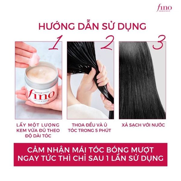 Kem Ủ Tóc Fino Premium Touch Cải Thiện Tóc Hư Tổn 230g