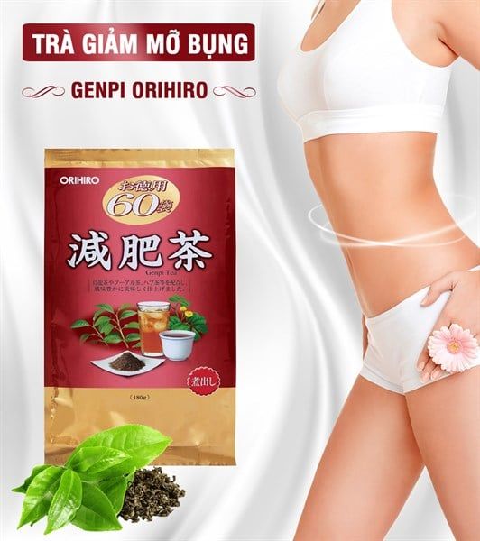 Trà giảm mỡ bụng Genpi Orihiro 60 gói