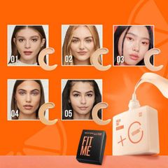 Kem Nền Tươi Mướt Chống Nắng Maybelline Fit Me Fresh Tint SPF50