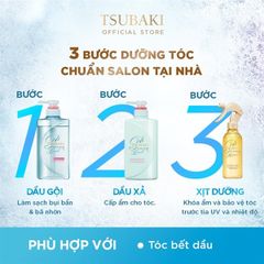 Combo Tsubaki Premium Cool Sạch Dầu Mát Lạnh (Dầu Gội 490ml + Dầu Xả 490ml)