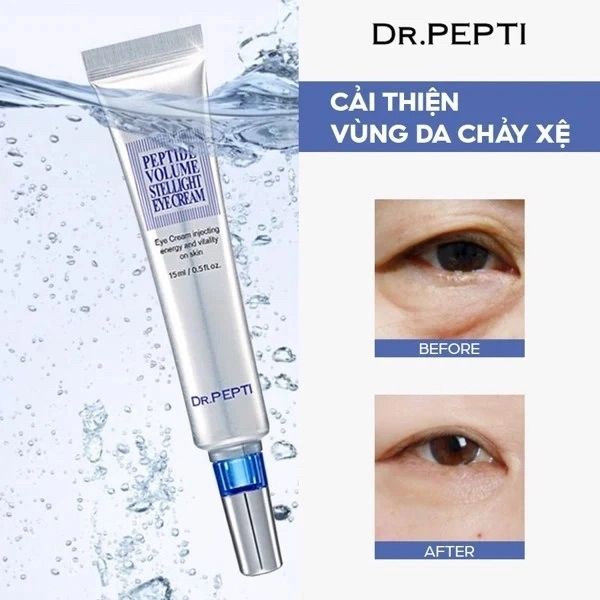 Kem Dưỡng Da Vùng Mắt Dr.Pepti Peptide Volume Stellight Eyecream 15ml