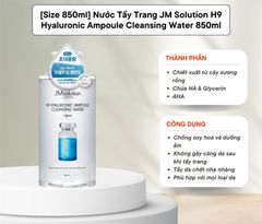 Nước Tẩy Trang JMsolution H9 Hyaluronic Ampoule Cleansing Water 500ml