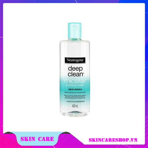 Nước Tẩy Trang Neutrogena Deep Clean Purifying Water Micellar 400ml