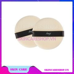 Bông Mút The Face Shop Daily Beauty Tools Round Flocked Puffs 2pcs