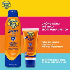 Xịt Chống Nắng Banana Boat Sport SPF100 170g
