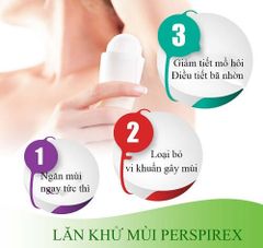 Lăn Khử Mùi Perspirex Antiperspirant Roll On 20ml