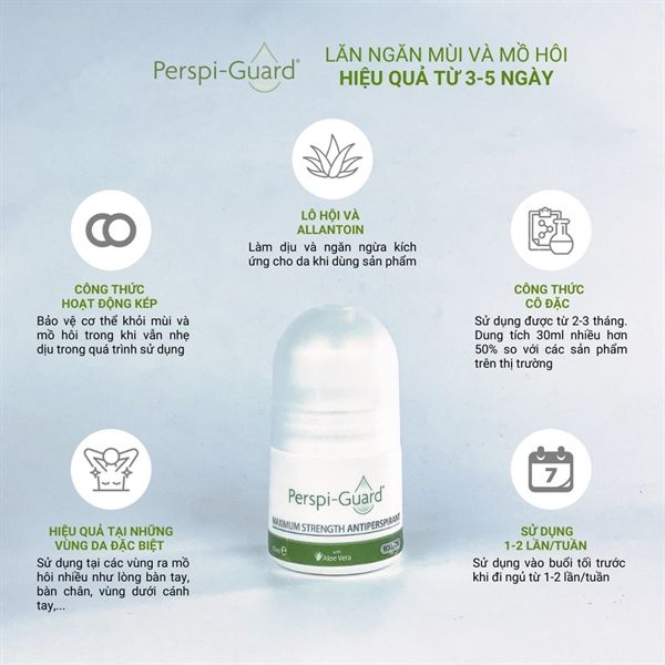 Lăn Ngăn Mồ Hôi Perspi-Guard Hiệu Quả Tối Ưu 30ml