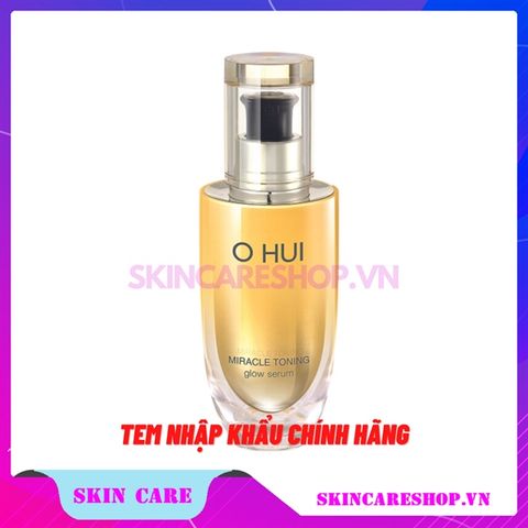 Tinh chất dưỡng sáng căng mướt OHUI Miracle Toning Glow Serum 50ml