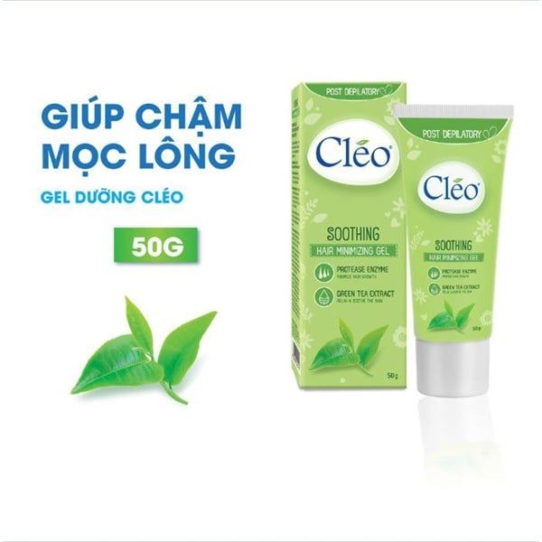 Gel làm dịu da sau tẩy lông Cleo - Giúp chậm mọc lông 50g