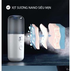 Máy Xông Mặt Xịt Khoáng Mini Cầm Tay Nano Mist Sprayer