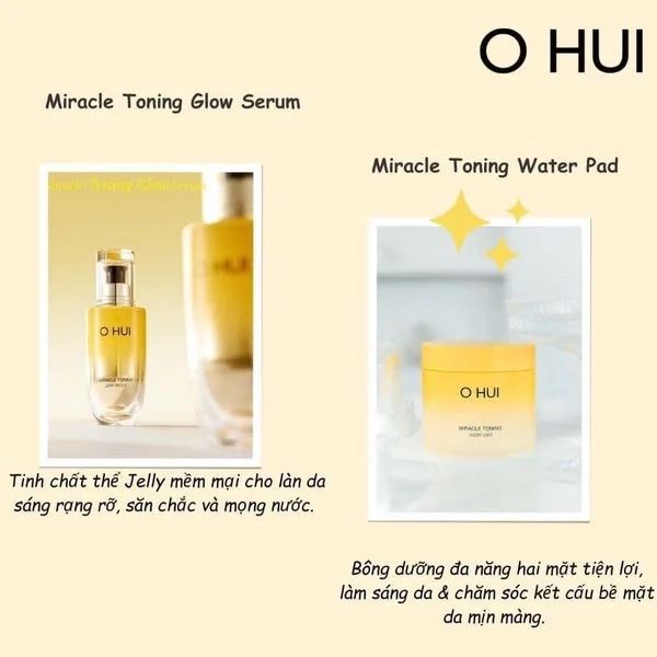 Toner Pad Đa Năng Ohui Miracle Toning Water Pad 150 ml (70 Miếng)