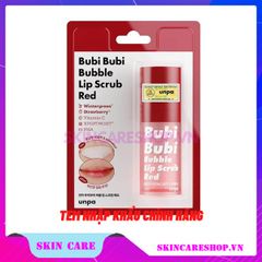 Tẩy Tế Bào Chết Môi Sủi Bọt Unpa Bubi Bubi Bubble Lip Scrub 10ml