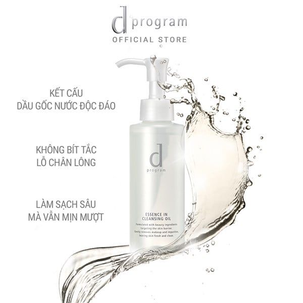 Dầu Tẩy Trang D program Dành Cho Da Nhạy Cảm Essence In Cleansing Oil 120ml