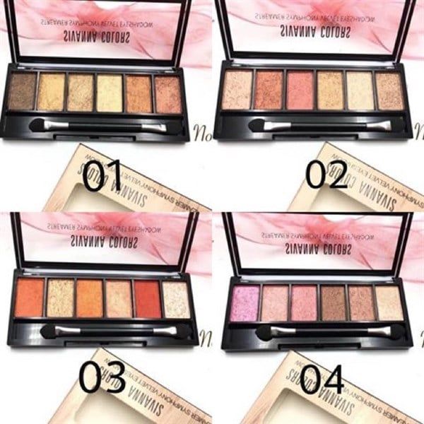 Bảng phấn mắt Sivanna Colors Streamer Symphony Velvet Eyeshadow