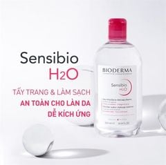 Nước tẩy trang Bioderma Micellar Sensibio H2O 100ml