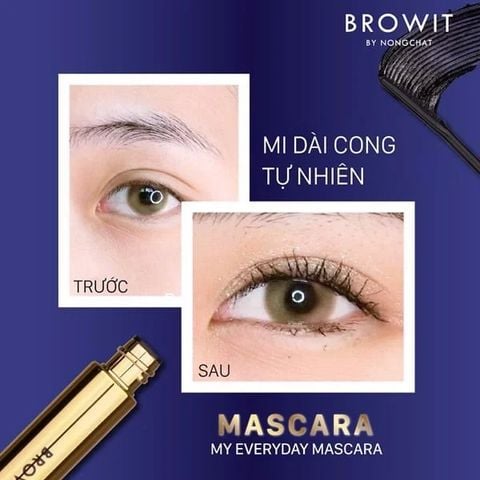 Mascara Chống Nước Browit By NongChat My Everyday 5.5g