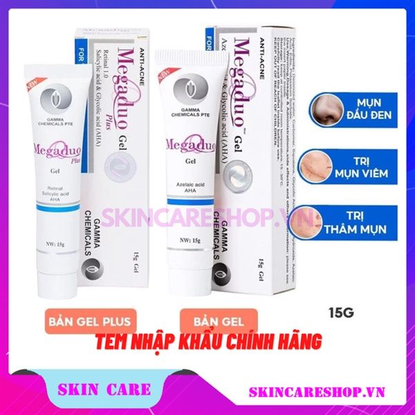 Gel Giảm Mụn Ẩn Và Thâm Gamma Megaduo Gel 15g