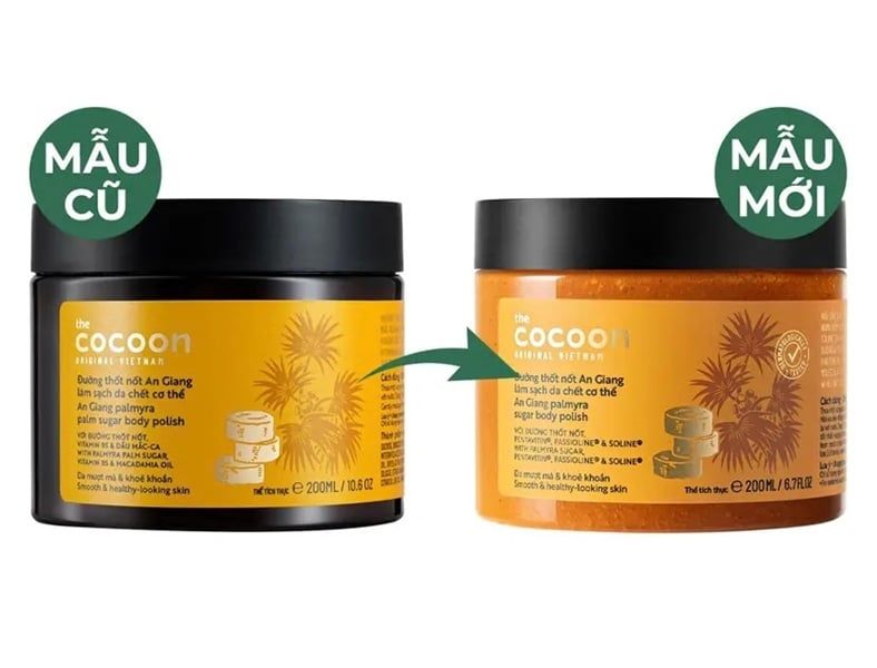 Tẩy da chết toàn thân Cocoon đường thốt nốt An Giang 200ml