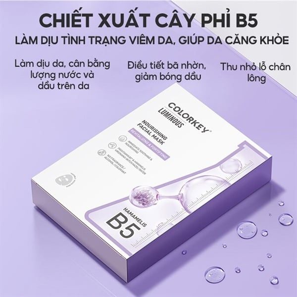 Mặt Nạ Colorkey Luminous B5 Facial Mask 25ml