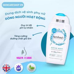 Dung dịch vệ sinh phụ nữ Femfresh Untimate Care Active Fresh Wash 250ml