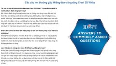 Miếng dán trắng răng Crest 3D Whitestrips 1 Hour Express