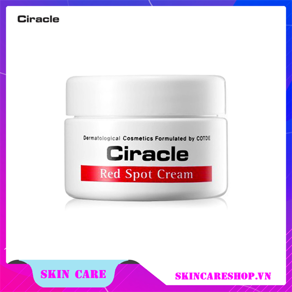 Kem làm giảm mụn sưng đỏ, mụn mủ Ciracle Red Spot Cream 30g