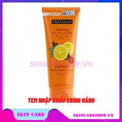 Mặt Nạ Lột Đất Sét Freeman Clearing Sweet Tea & Lemon Peel-Off Clay Mask 175ml