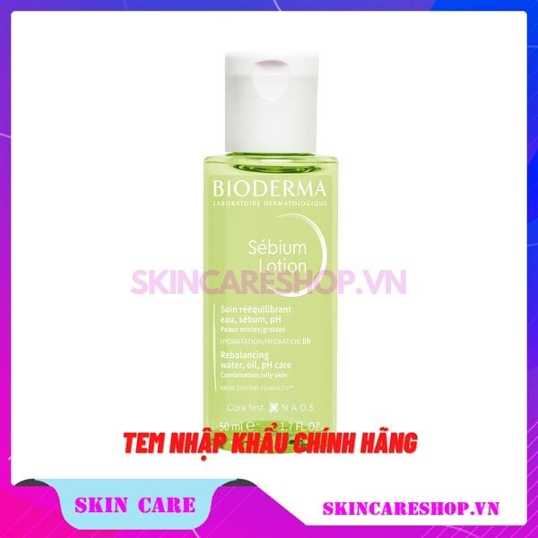 Nước hoa hồng Bioderma Sebium Lotion
