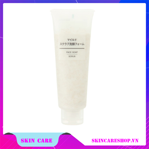 Sữa Rửa Mặt Tẩy Tế Bào Chết Muji Soap Scrub