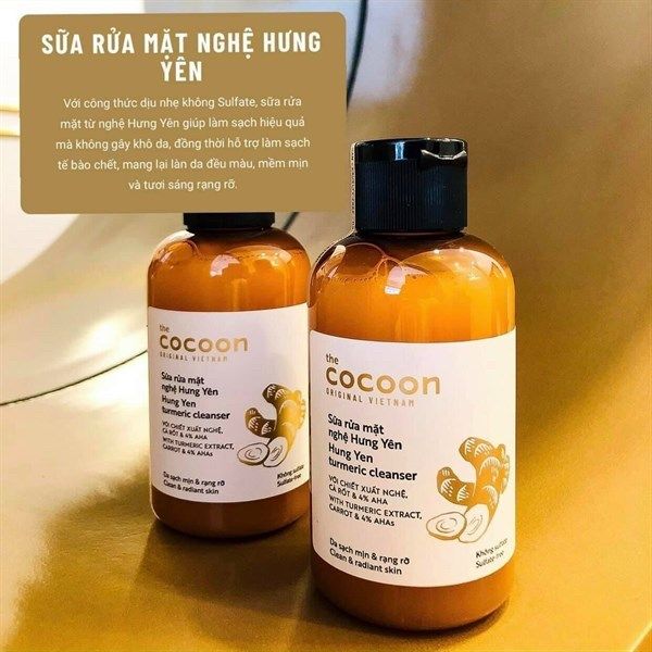 Sữa Rửa Mặt Nghệ Cocoon Hung Yen Turmeric Cleanser