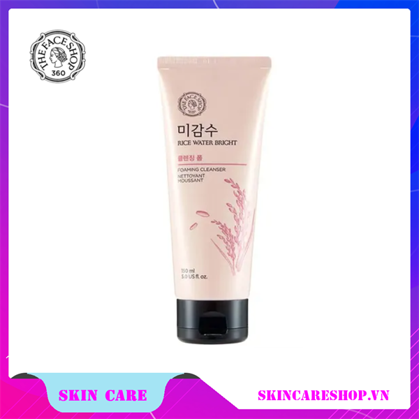 Sữa Rửa Mặt The Face Shop Rice Water Bright Rice Bran Cleansing Foam