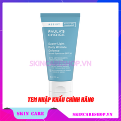 Kem Chống Nắng Dưỡng Ngày Siêu Nhẹ Paula’s Choice Resist Super-Light Wrinkle Defense SPF 30 15ml