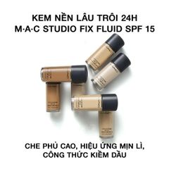 Kem Nền Kiềm Dầu MAC Studio Fix Fluid SPF 15 Fond De Teint SPF 15 30ml
