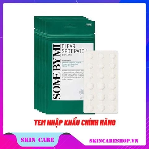 Miếng Dán Trị Mụn Some By Mi Clear Spot Patch (Set 18 miếng)