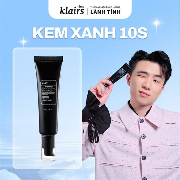 Kem Dưỡng Klairs Midnight Blue Clearing Water Cream 50g
