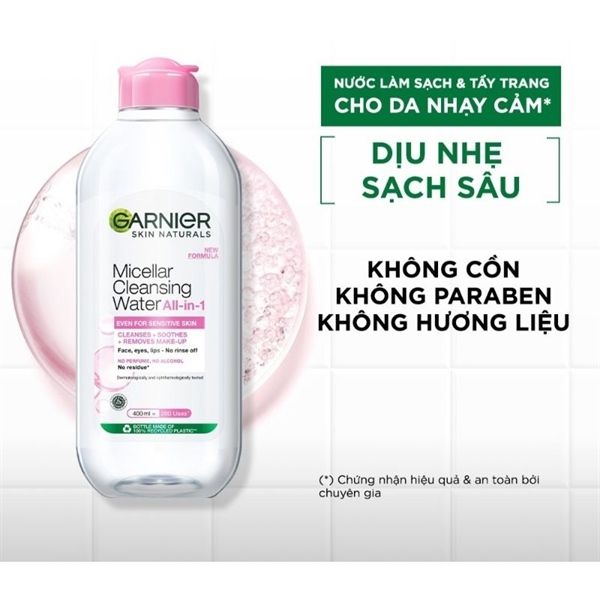 Nước tẩy trang Garnier Micellar Water