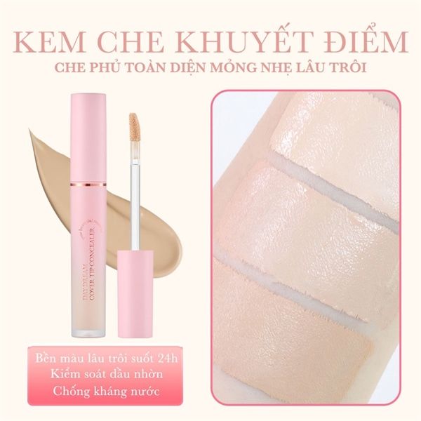 Kem Che Khuyết Điểm Aperire Daydream Cover Tip Concealer 4,5ml
