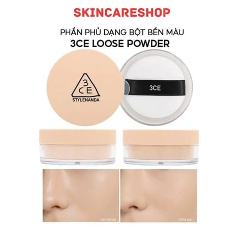 Phấn Phủ Dạng Bột Bền Màu 3CE Loose Powder 8.5g