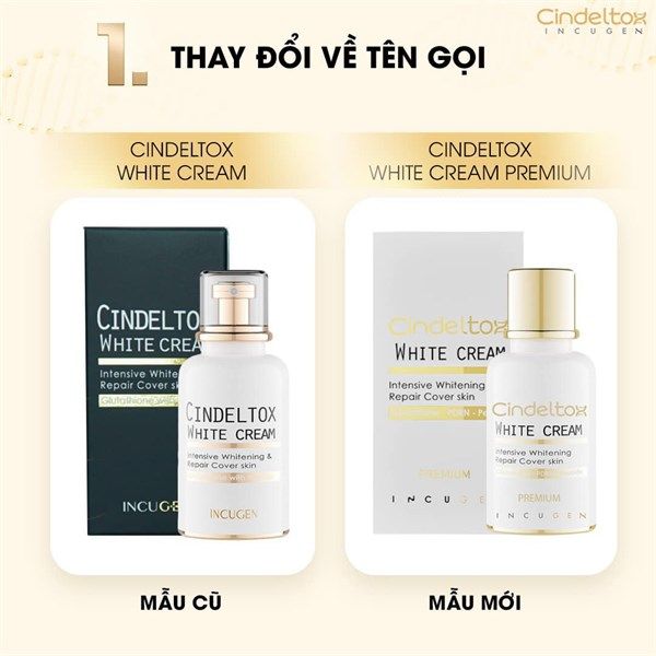 Kem Dưỡng Incug-En Cindel Tox Intensive Whitening & Cover 50ml