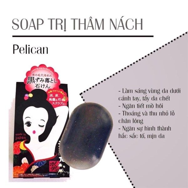 Xà Phòng Pelican Cleansing Soap For Black Spots 100g