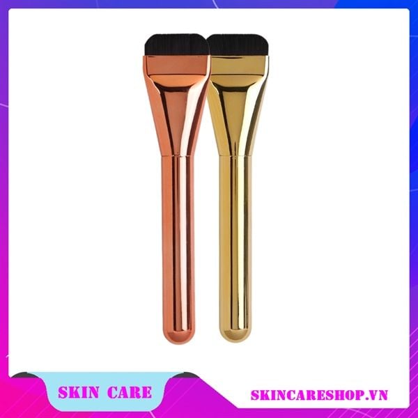 Cọ Tán Nền Đầu Dẹt Gold/Pink