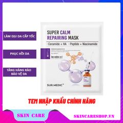 Mặt Nạ Phục Hồi, Làm Dịu Da Cấp Tốc Sur.Medic+ Super Calm Repairing Mask 28g