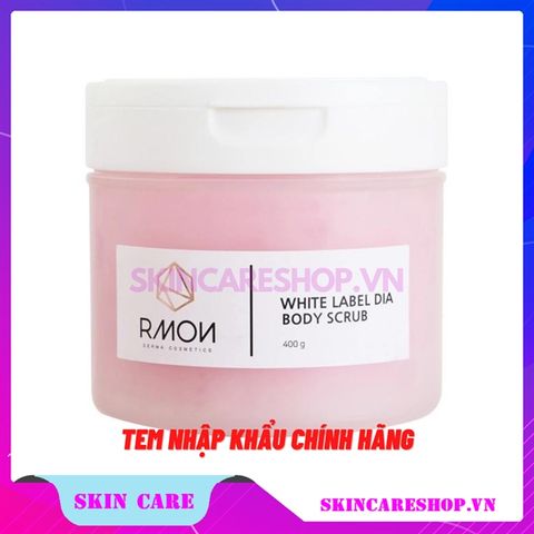 Kem tẩy tế bào chết toàn thân RMON White Label Dia Body Scrub 400g